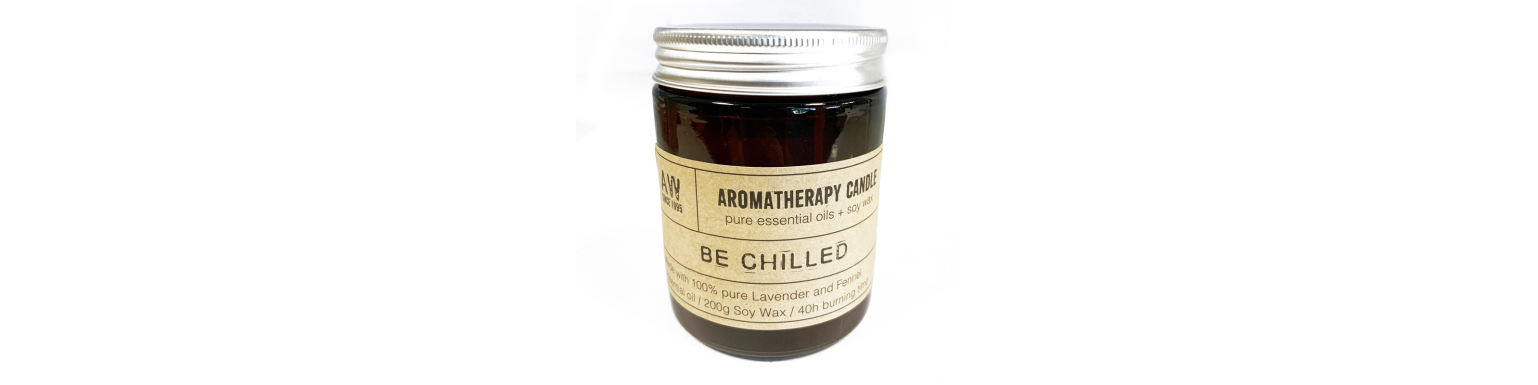 Bougies d'aromatherapie à la cire de soja