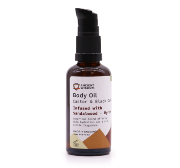 Huile soin pour le corps - santal et myrrhe